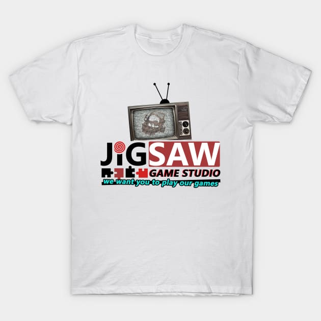 Saw/Jigsaw Game Studio T-Shirt by red-leaf